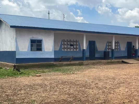 This three classroom building has been refurbished.